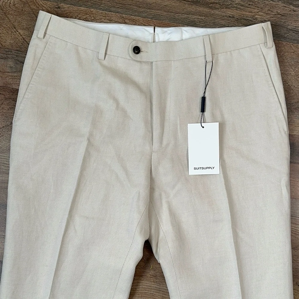 New, SUITSUPPLY Custom Made Men’s Trousers size 36x35 - Picture 2 of 10